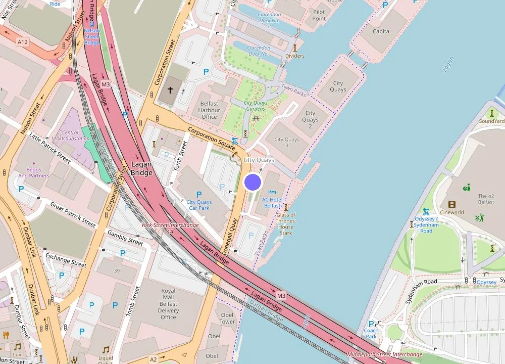 Map: AC Hotel by Marriott Belfast